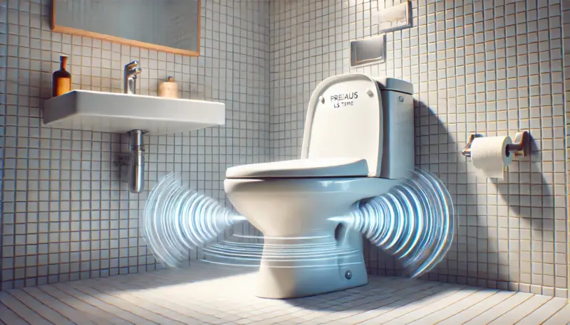 トイレの便器から異音イメージ