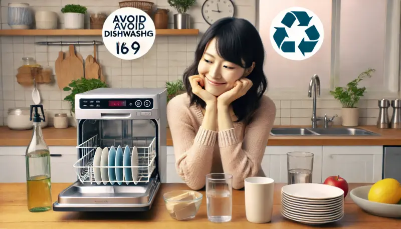 食洗器を使う女性イメージ