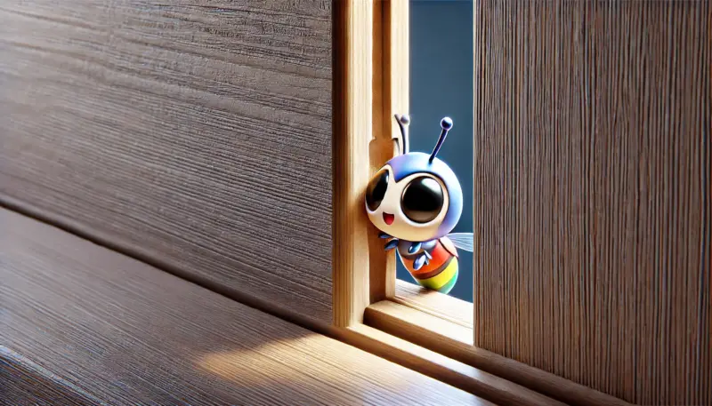 部屋に入ってくる虫イメージ