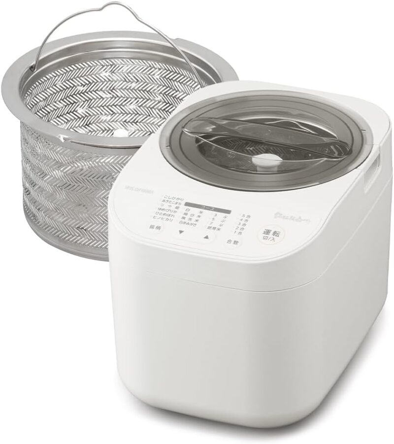 アイリスオーヤマ 精米機 家庭用 5合 連続精米 スピード精米 RCI-C5-C アイボリー
