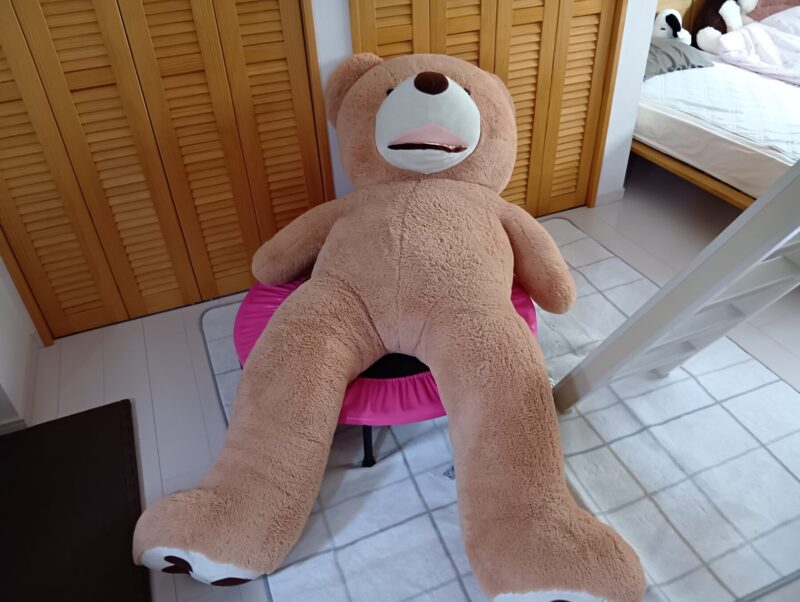 コストコの大きいクマのぬいぐるみ