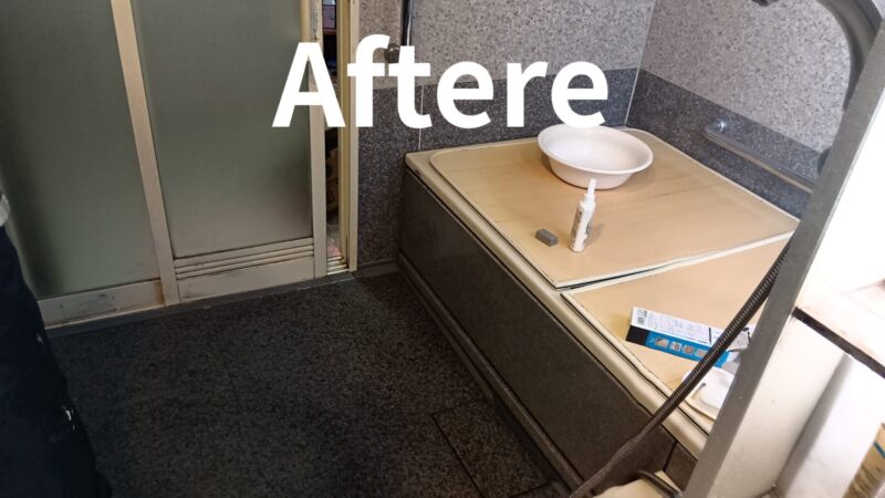 鏡の鱗を除去、奇麗になって様子